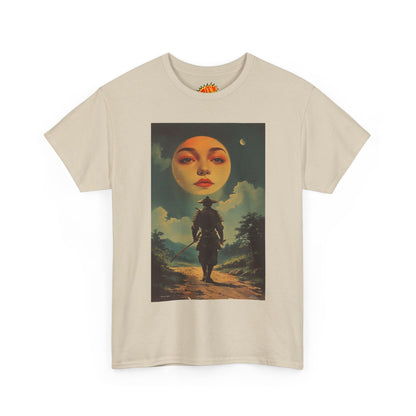 Walking Samurai w/Blood Moon Face T-Shirt