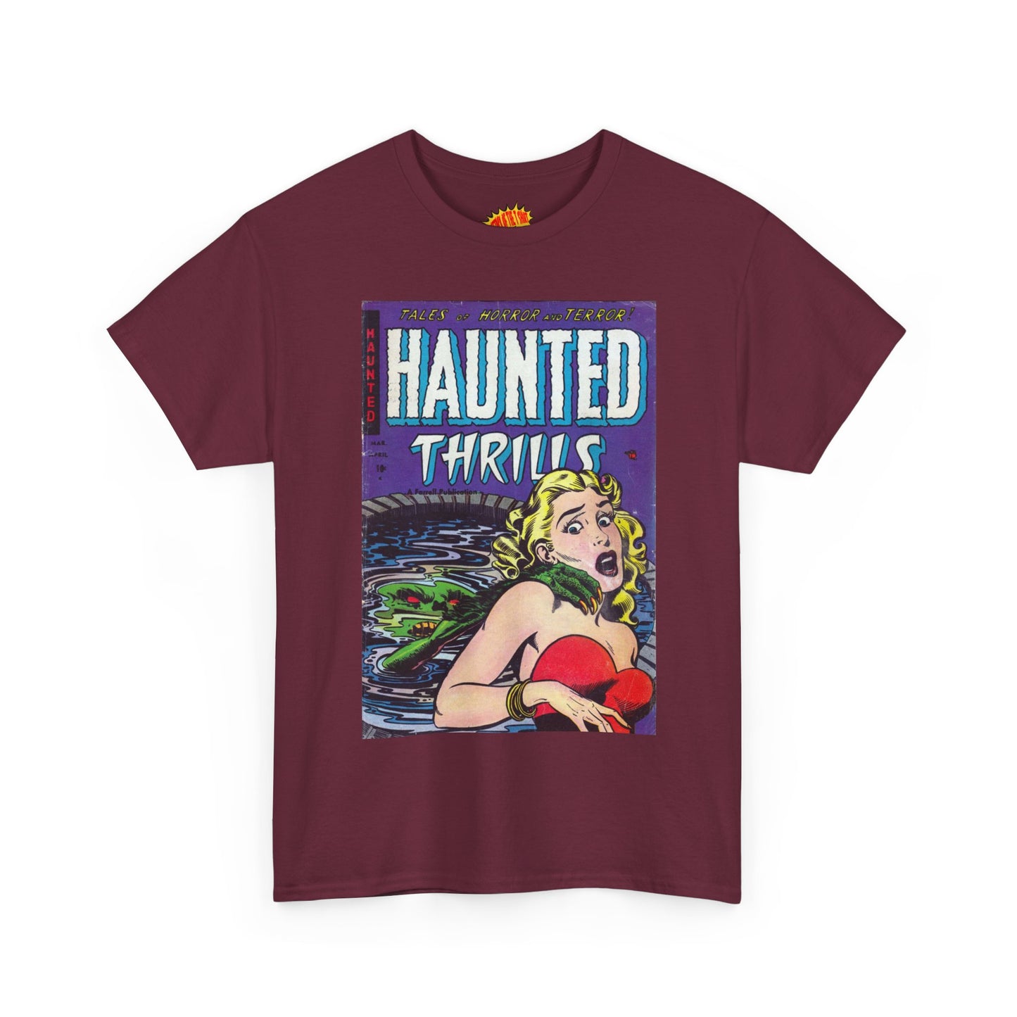 Haunted Thrills March - April Comic Tee Shirt *Multiple Colors*