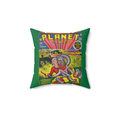 Planet Comics #2 Square Pillow
