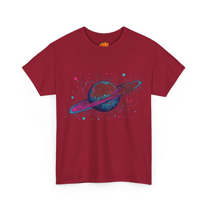 Ringed Planet Space Art Graphic Tee Shirt