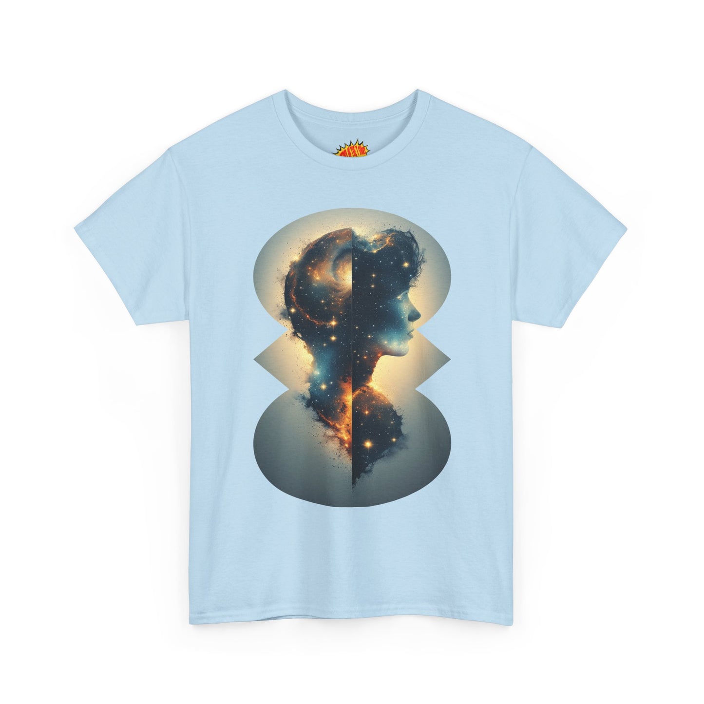 Cosmic Silhouette Galaxy Graphic Art Tee Shirt *Multiple Colors*