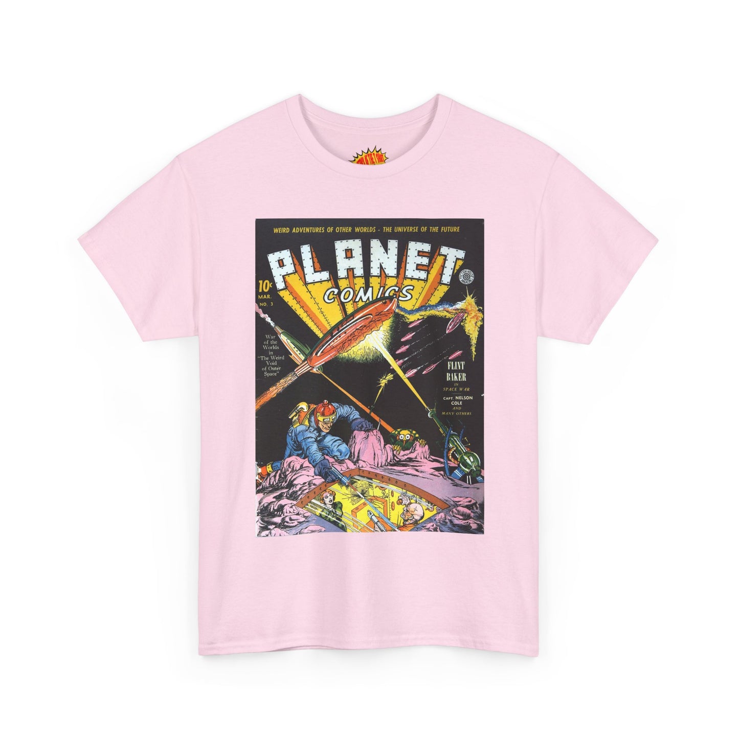 Planet Comics #3 - Heavy Cotton Tee *Light Colors*
