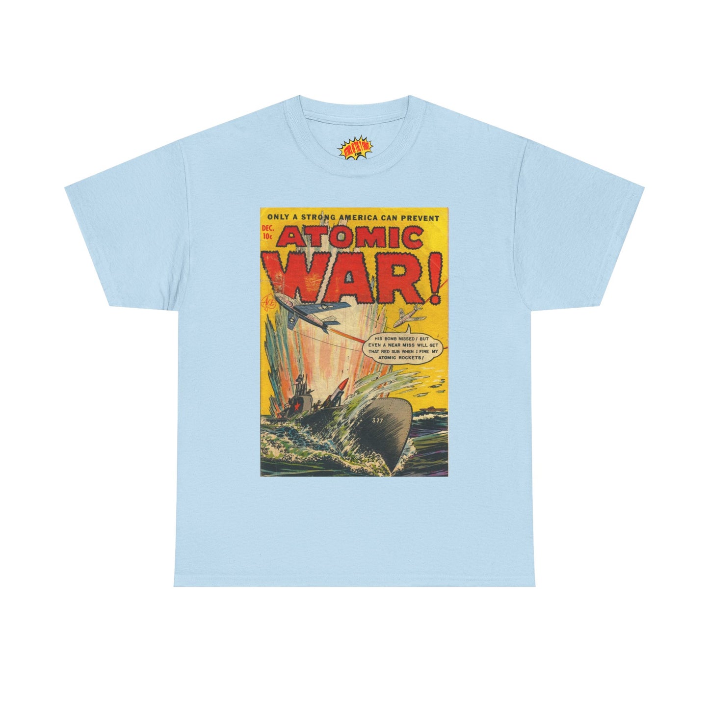 Atomic War Dec. Comic Tee Shirt *Multiple Colors*