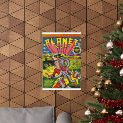 Planet Comics #2 Matte Vertical Posters