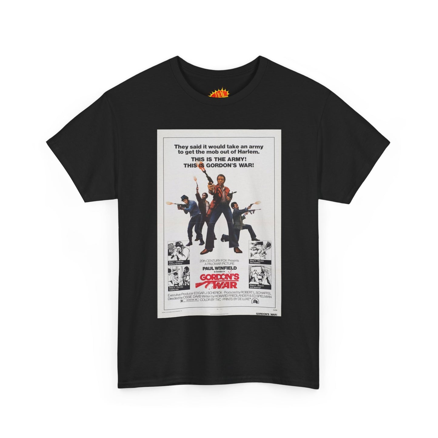 Gordon's War Movie Poster T-Shirt *Multiple Colors*