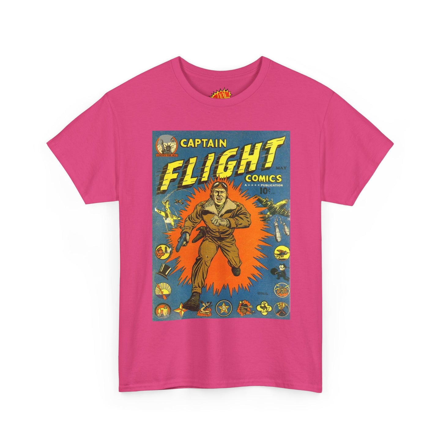 Captain Flight May Comic Tee Shirt *Multiple Colors*