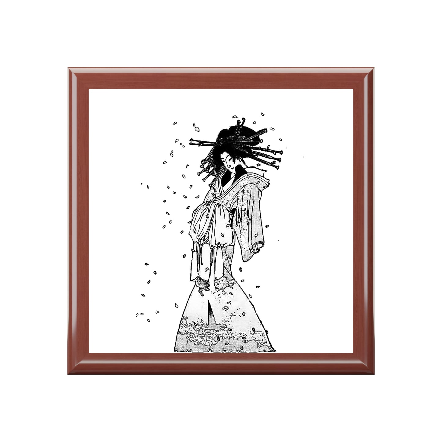 Spirit of the Komachi Cherry Tree Jewelry Box