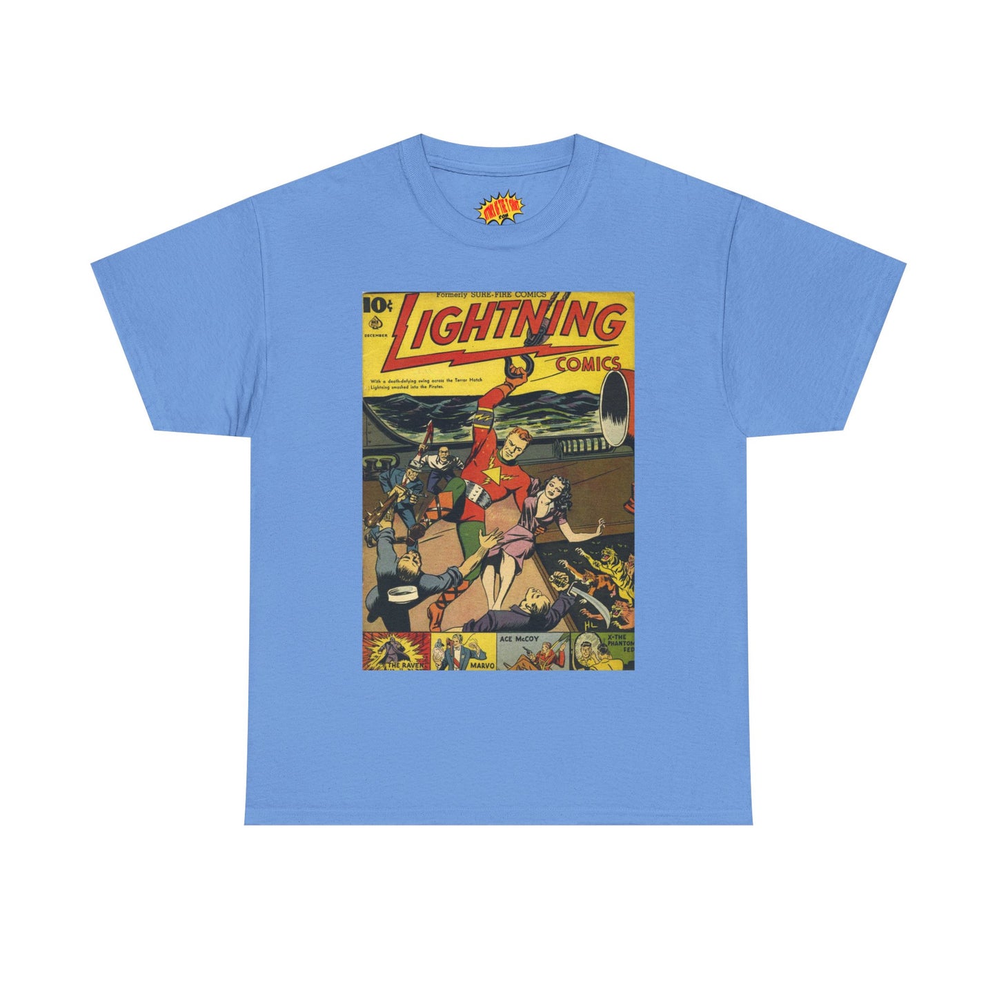 Lightning Comics December Comic Tee Shirt *Multiple Colors*