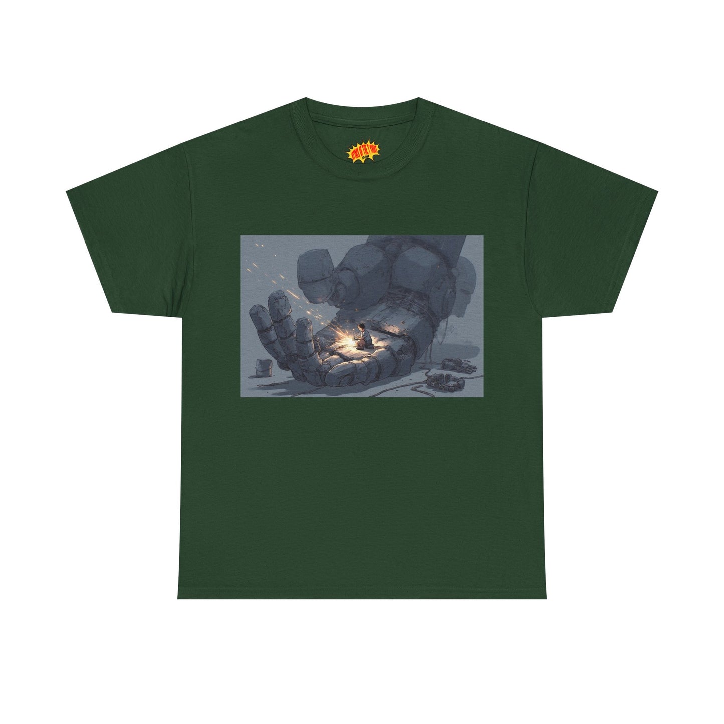 Anime Robot Mech Hand Welder Scene T-Shirt *Multiple Colors*