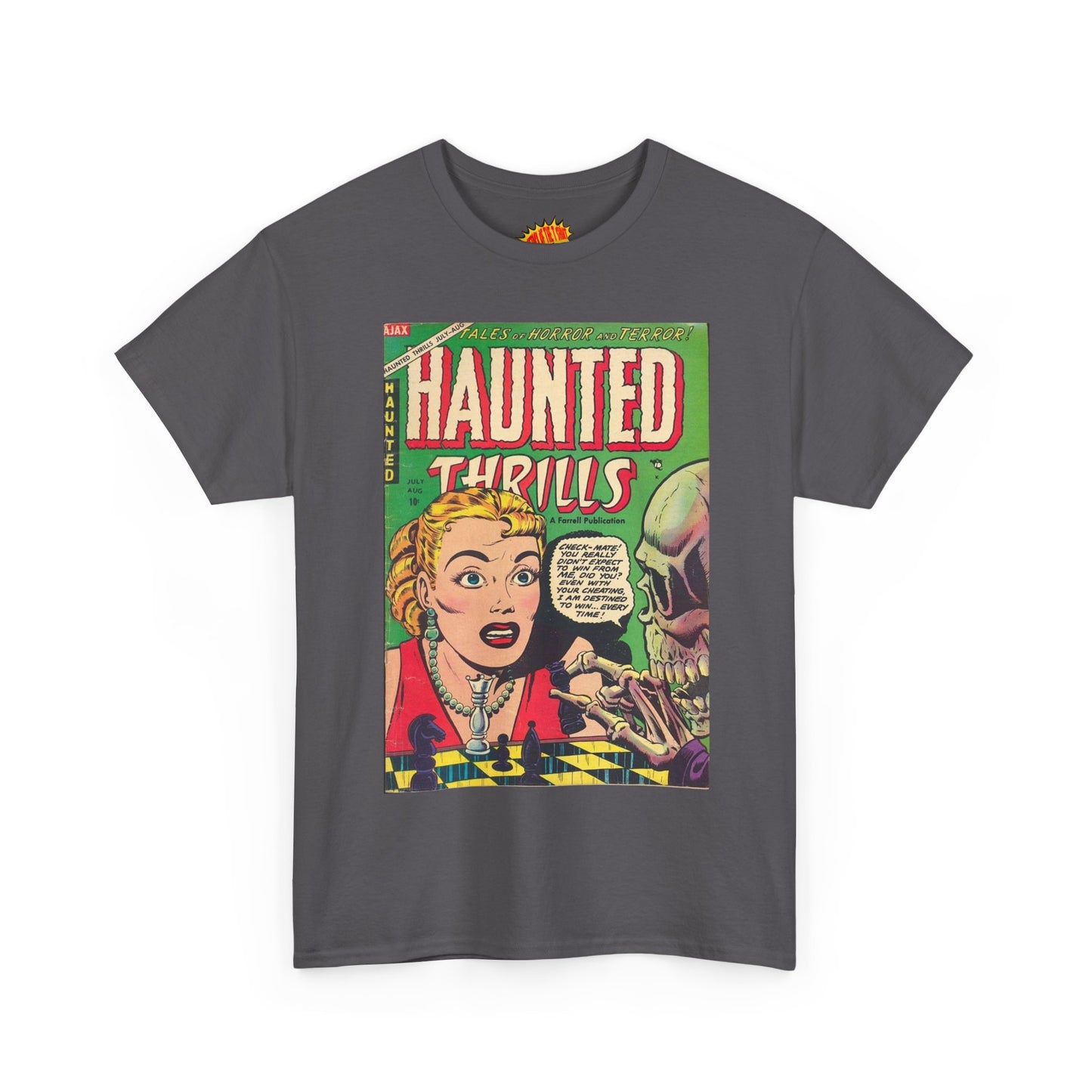 Haunted Thrills July - August Comic Tee Shirt *Multiple Colors*