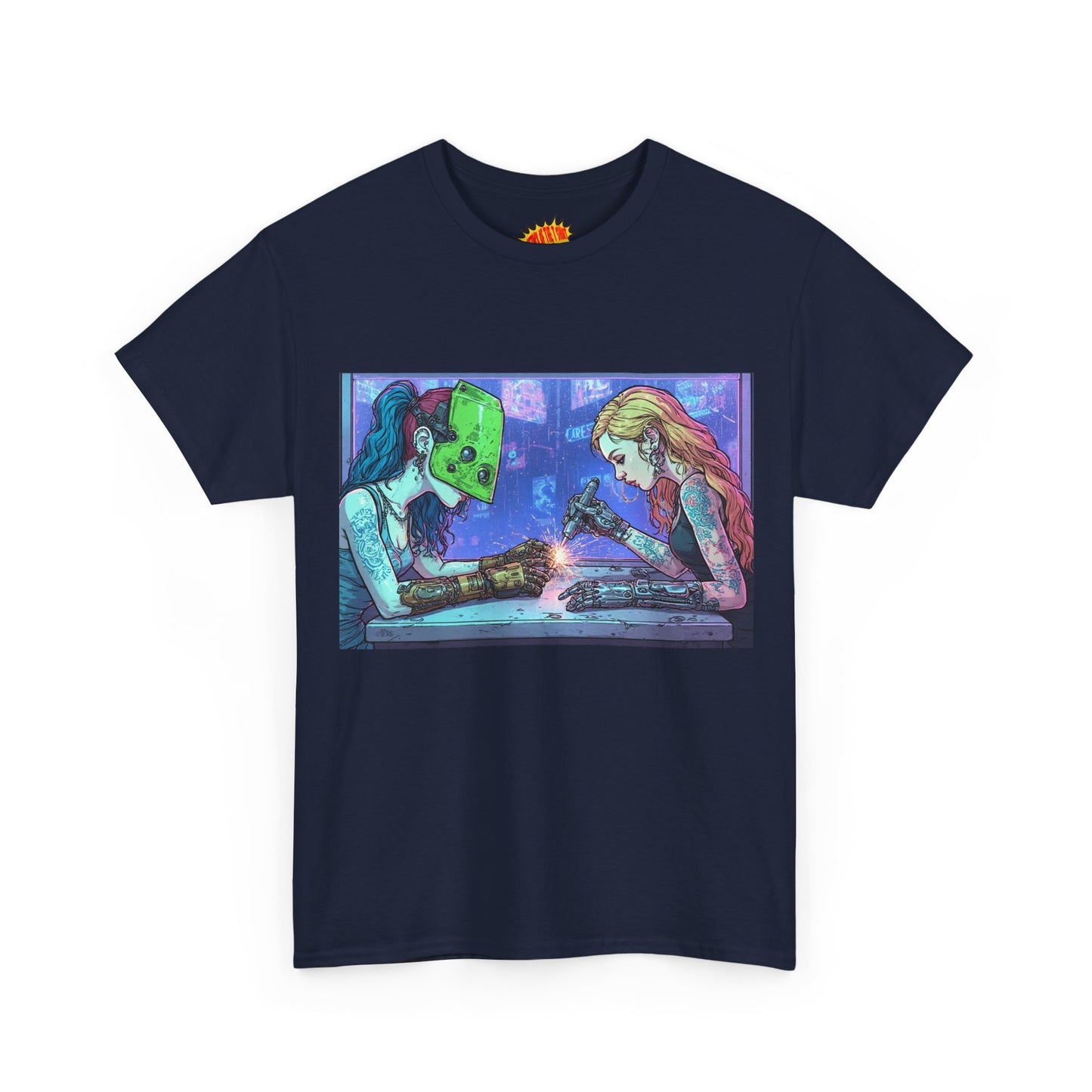 Robot Hands Manicure Cyberpunk T-Shirt *Multiple Colors*