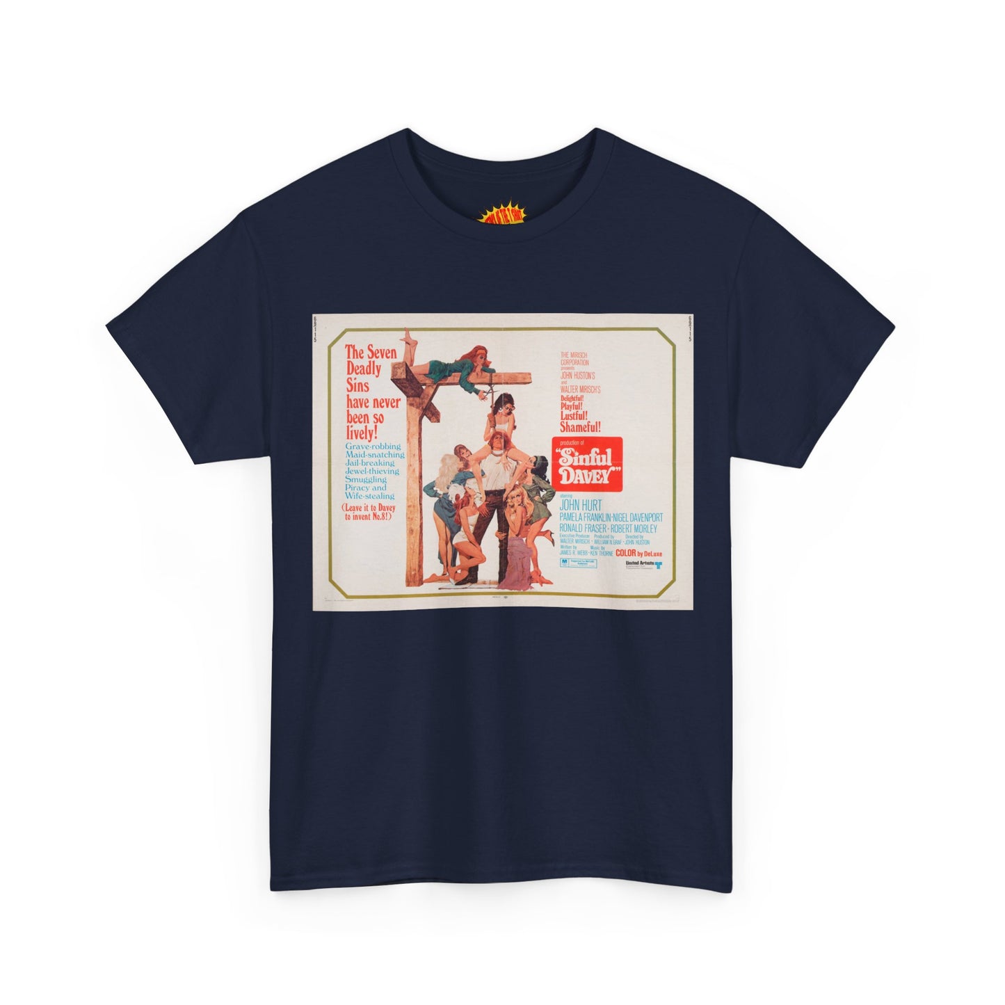 Sinful Davey Movie Poster T-Shirt *Multiple Colors*