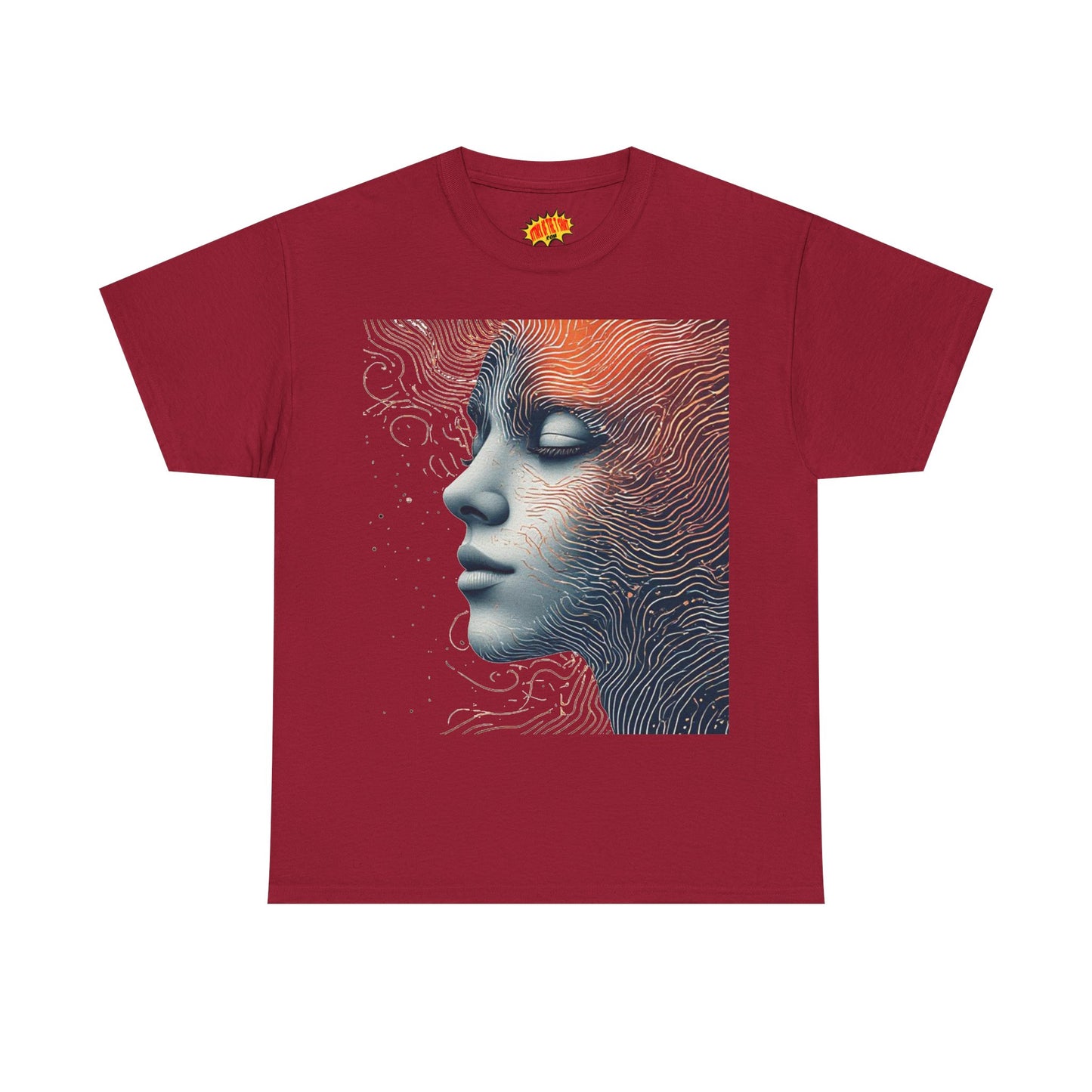 Graphic Art Face Tee Shirt *Multiple Colors*