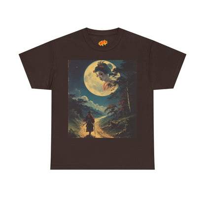 Travelling Samurai w/Full Moon Geisha T-Shirt