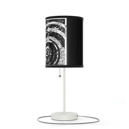 Destruction by Hokusai Japanese Woodcut Lamp