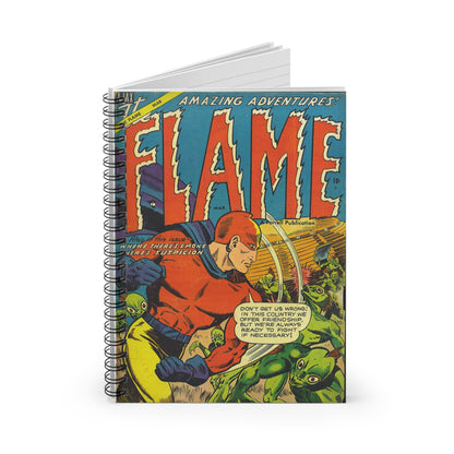 The Flame March Comic Cover Notebook