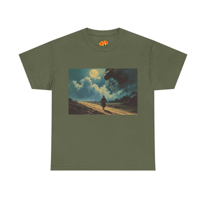 Samurai w/Night Sky Geisha Woman T-Shirt