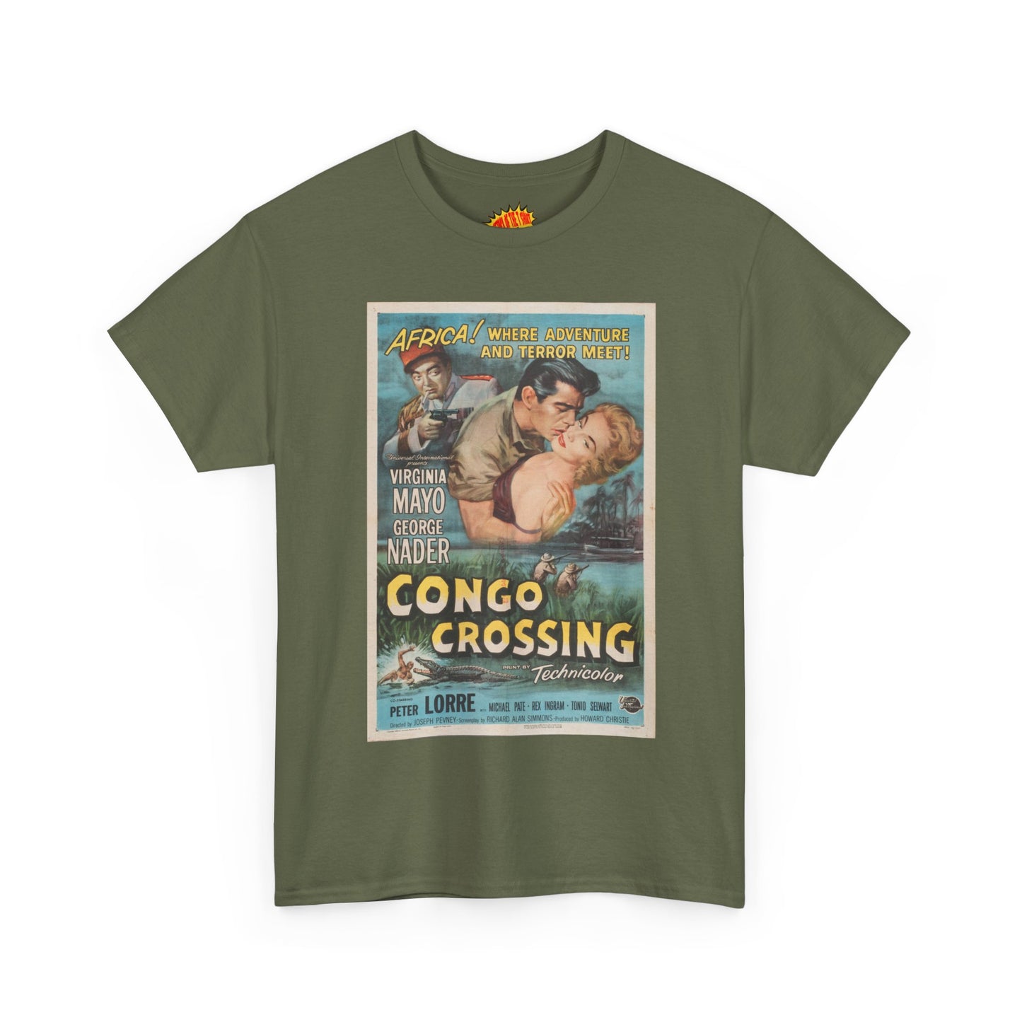 Congo Crossing Movie Poster T-Shirt *Multiple Colors*