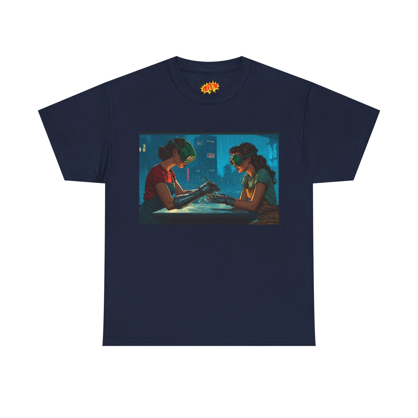 Cyberpunk Cyborg Hand Repair Scene T-Shirt *Multiple Colors*