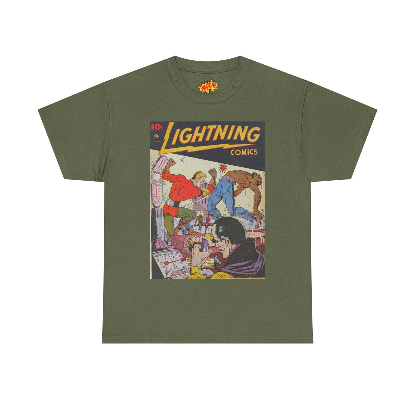 Lightning Comics February Comic Tee Shirt *Multiple Colors*