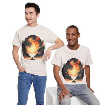 Moonscape w/Clouds Graphic Tee Shirt