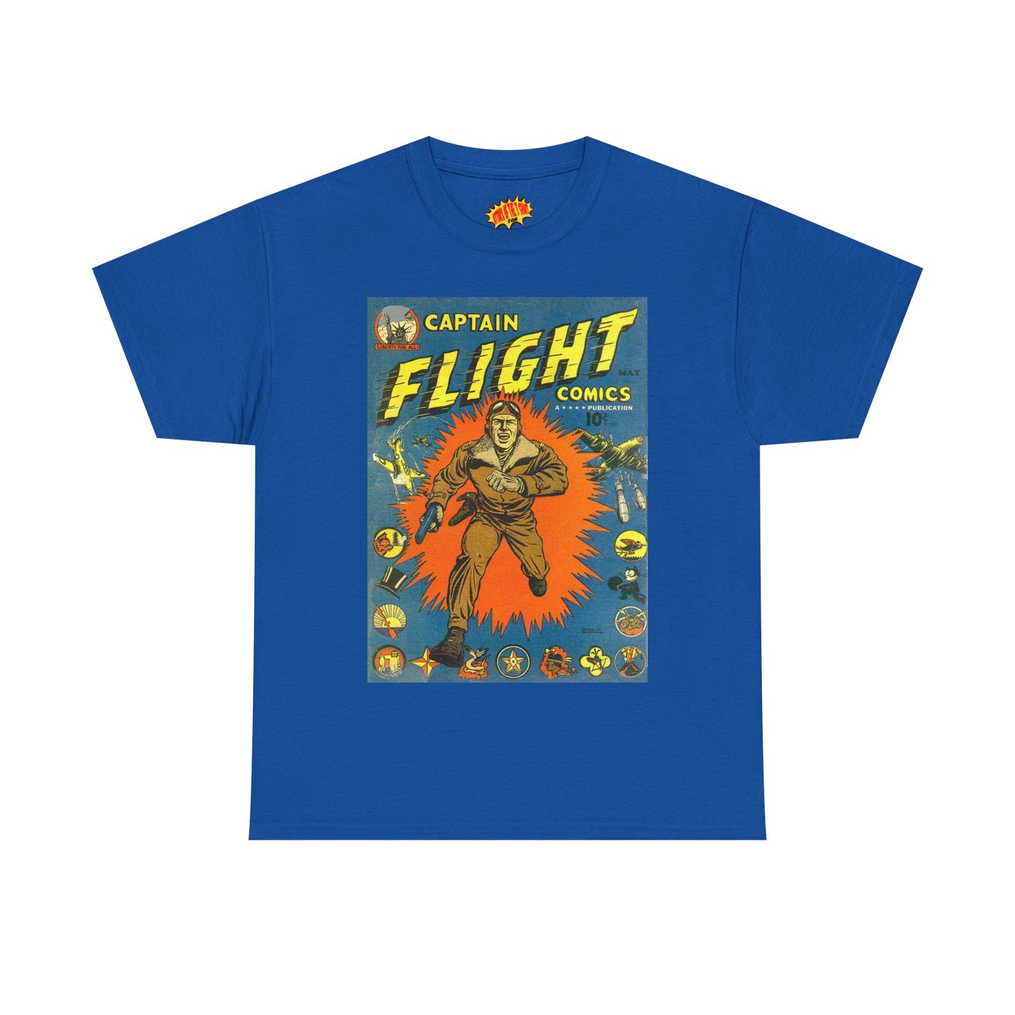 Captain Flight May Comic Tee Shirt *Multiple Colors*