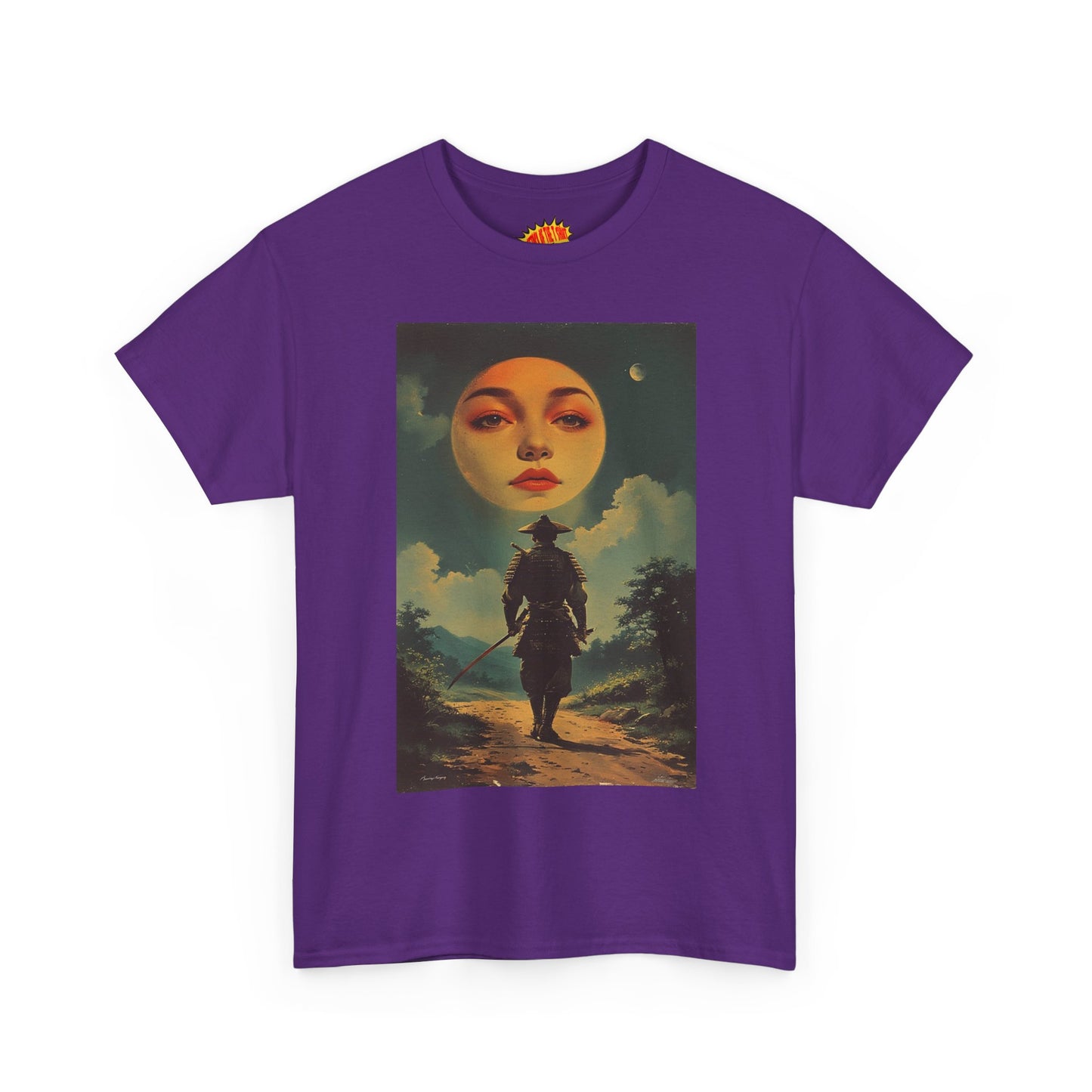Walking Samurai w/Blood Moon Face T-Shirt *Multiple Colors*