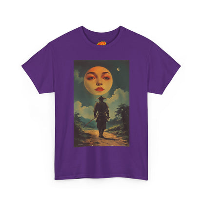 Walking Samurai w/Blood Moon Face T-Shirt