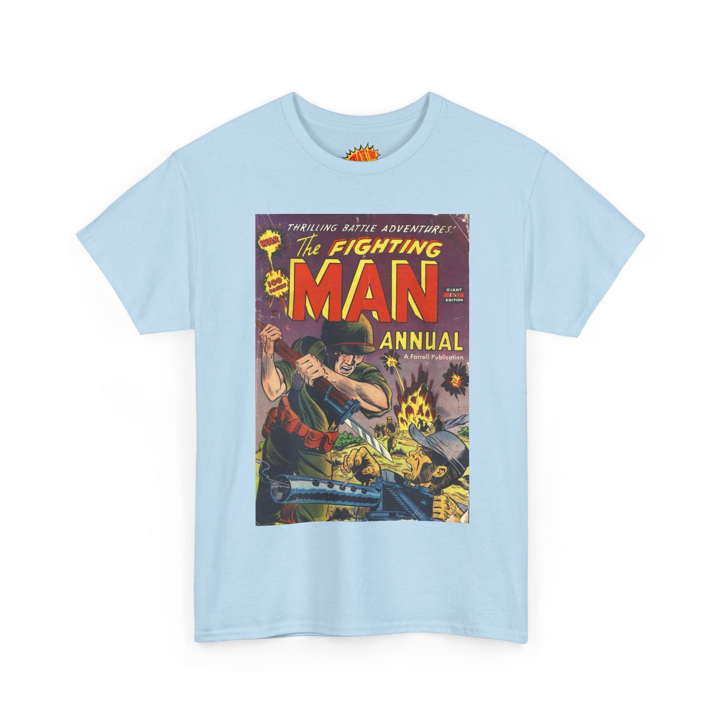 The Fighting Man Annual Comic Tee Shirt *Multiple Colors*