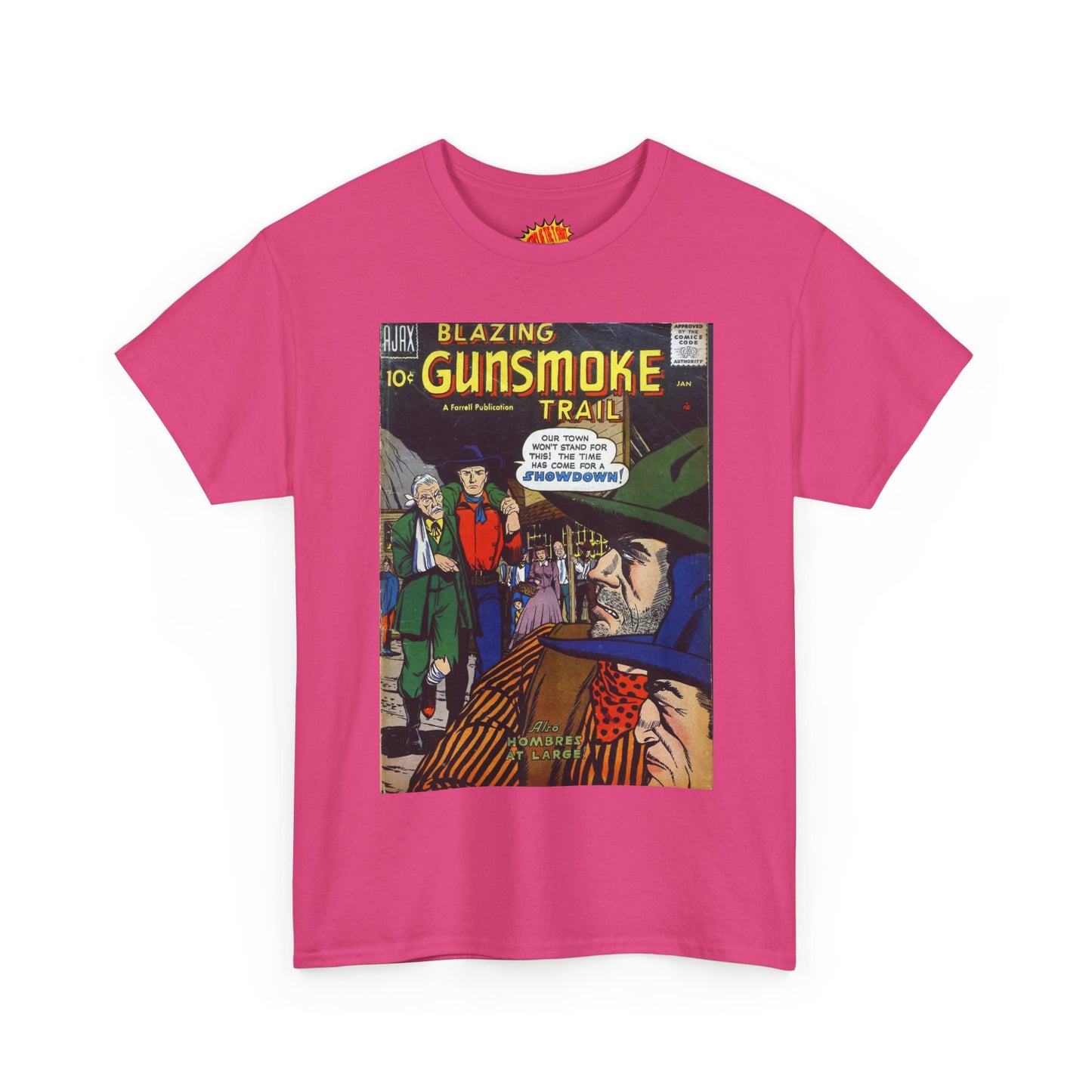 Gunsmoke Trail January Comic Tee Shirt *Multiple Colors*