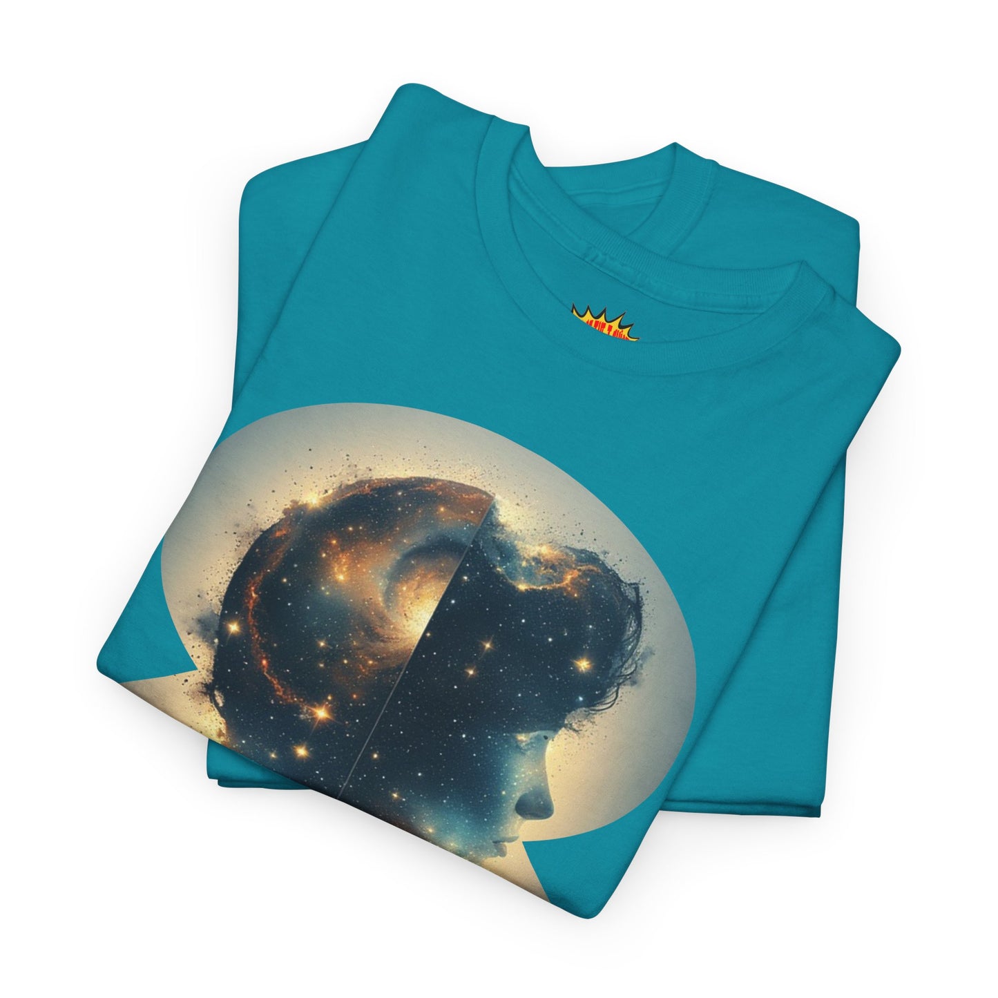 Cosmic Silhouette Galaxy Graphic Art Tee Shirt *Multiple Colors*
