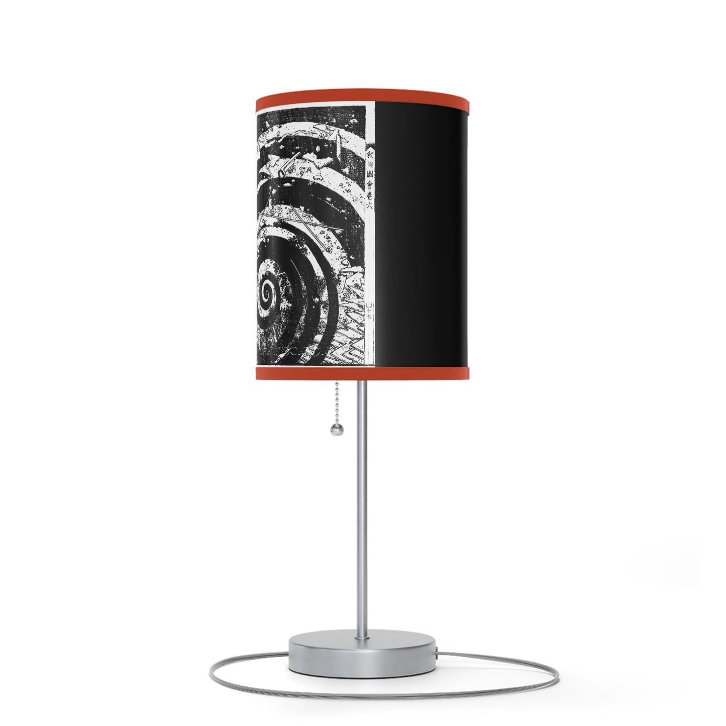 Destruction by Hokusai Japanese Woodcut Lamp