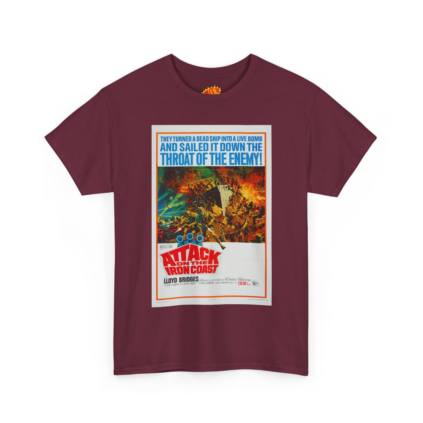 Attack on the Iron Coast Movie Poster T-Shirt *Multiple Colors*