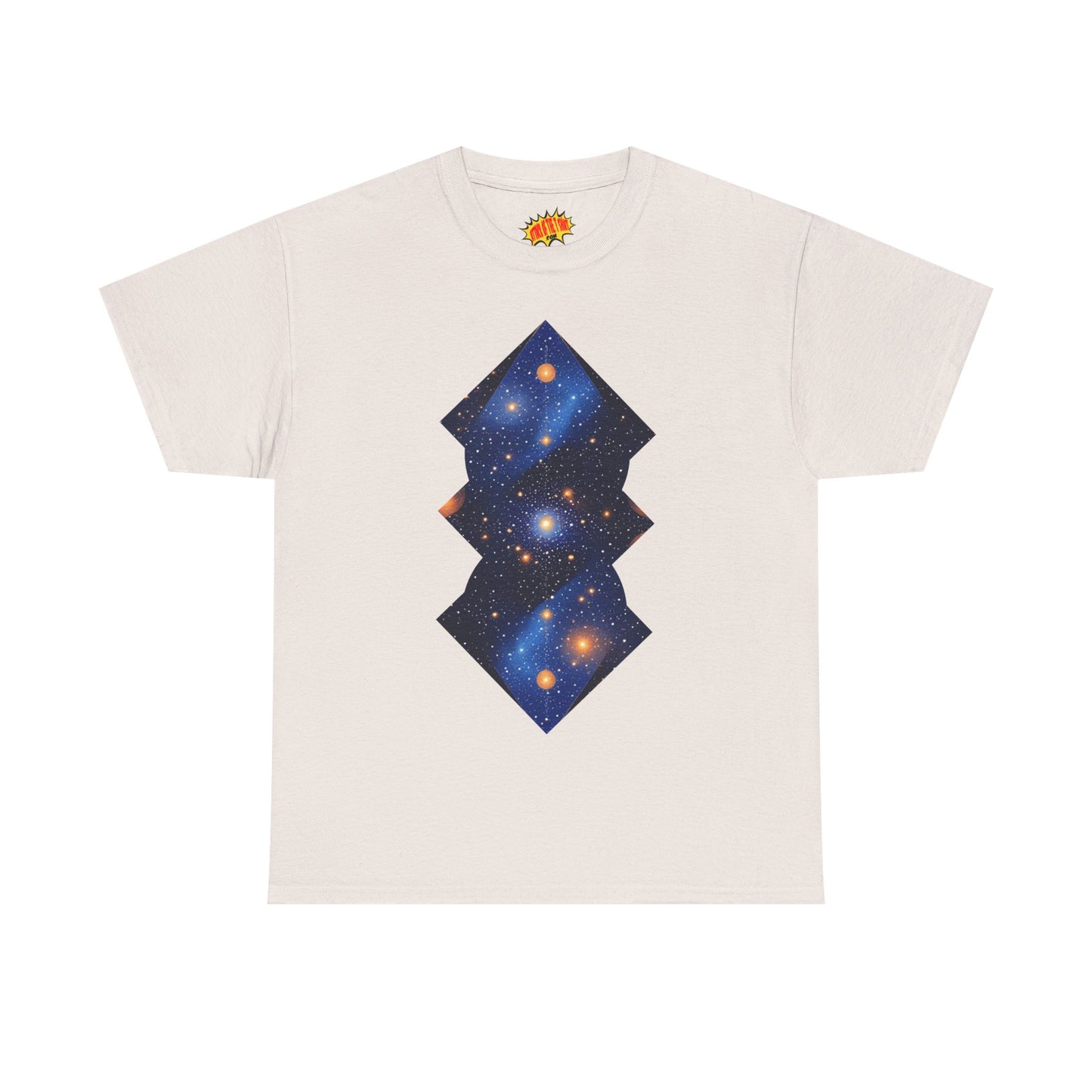 Geometric Shaped Galaxy Graphic Space Art Tee Shirt *Multiple Colors*