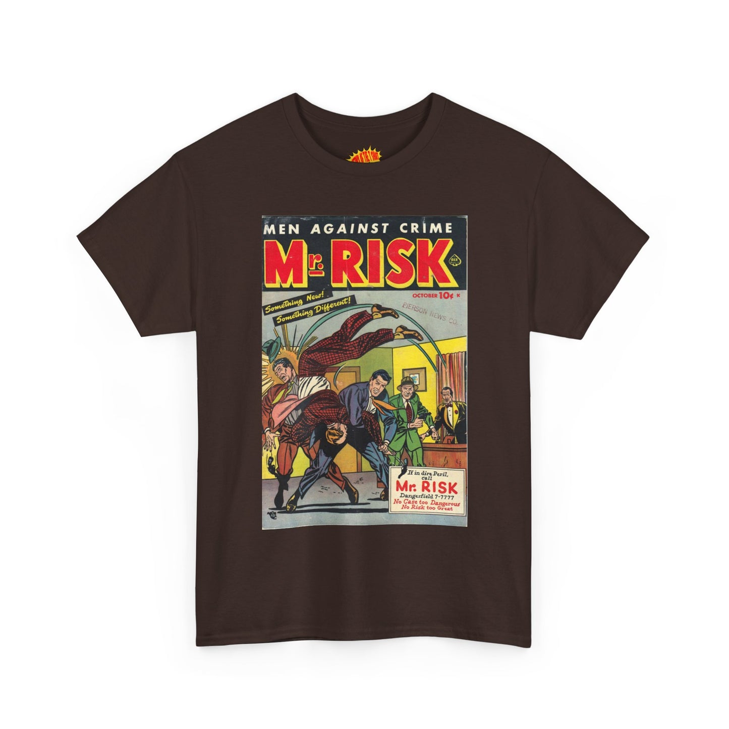 Mr. Risk October Comic Tee Shirt *Multiple Colors*