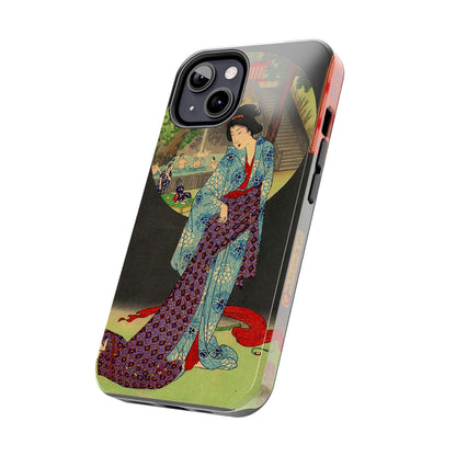 Oji Waterfall by Toyohara Chikanobu, 1890 iPhone Case *Many Sizes Available*