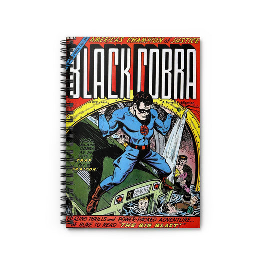 Black Cobra December - January Comic Book Cover Notebook