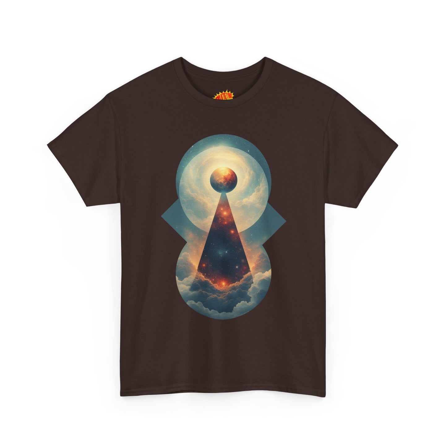 Geometric Galaxy Graphic Space Art Tee Shirt *Multiple Colors*