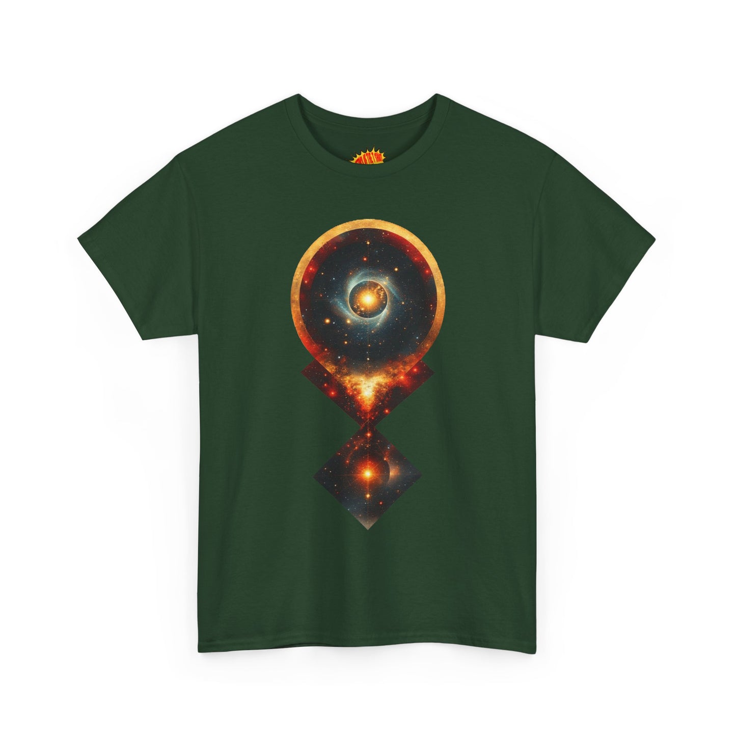 Geometric Space Nebula Graphic Art Tee Shirt *Multiple Colors*