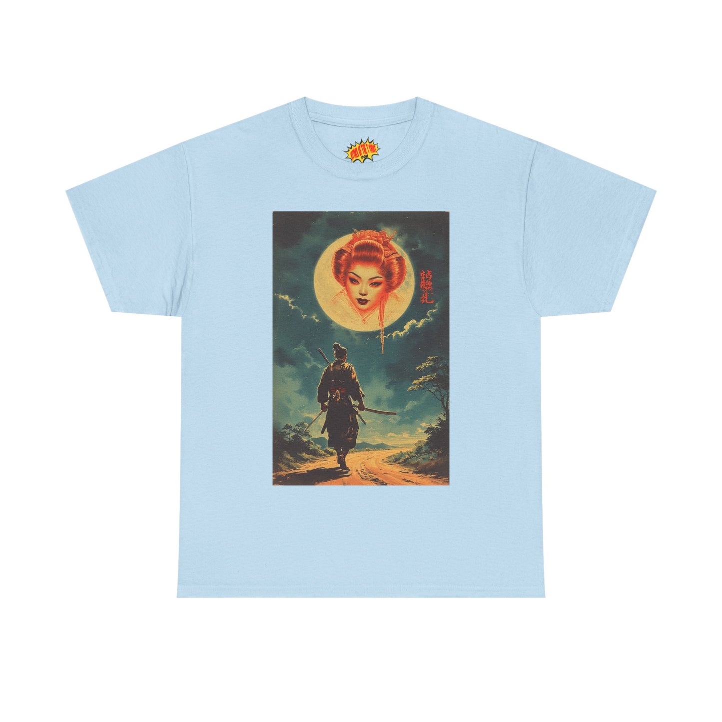 Walking Samurai w/Blood Moon Woman T-Shirt *Multiple Colors*