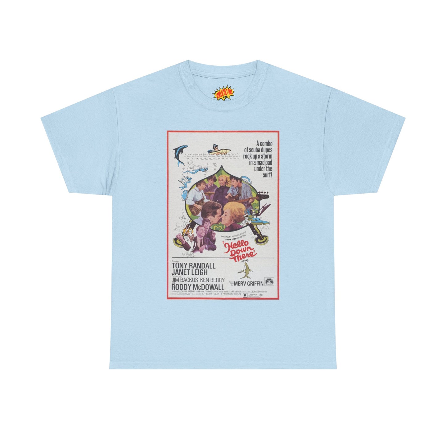 Hello Down There Movie Poster T-Shirt *Multiple Colors*