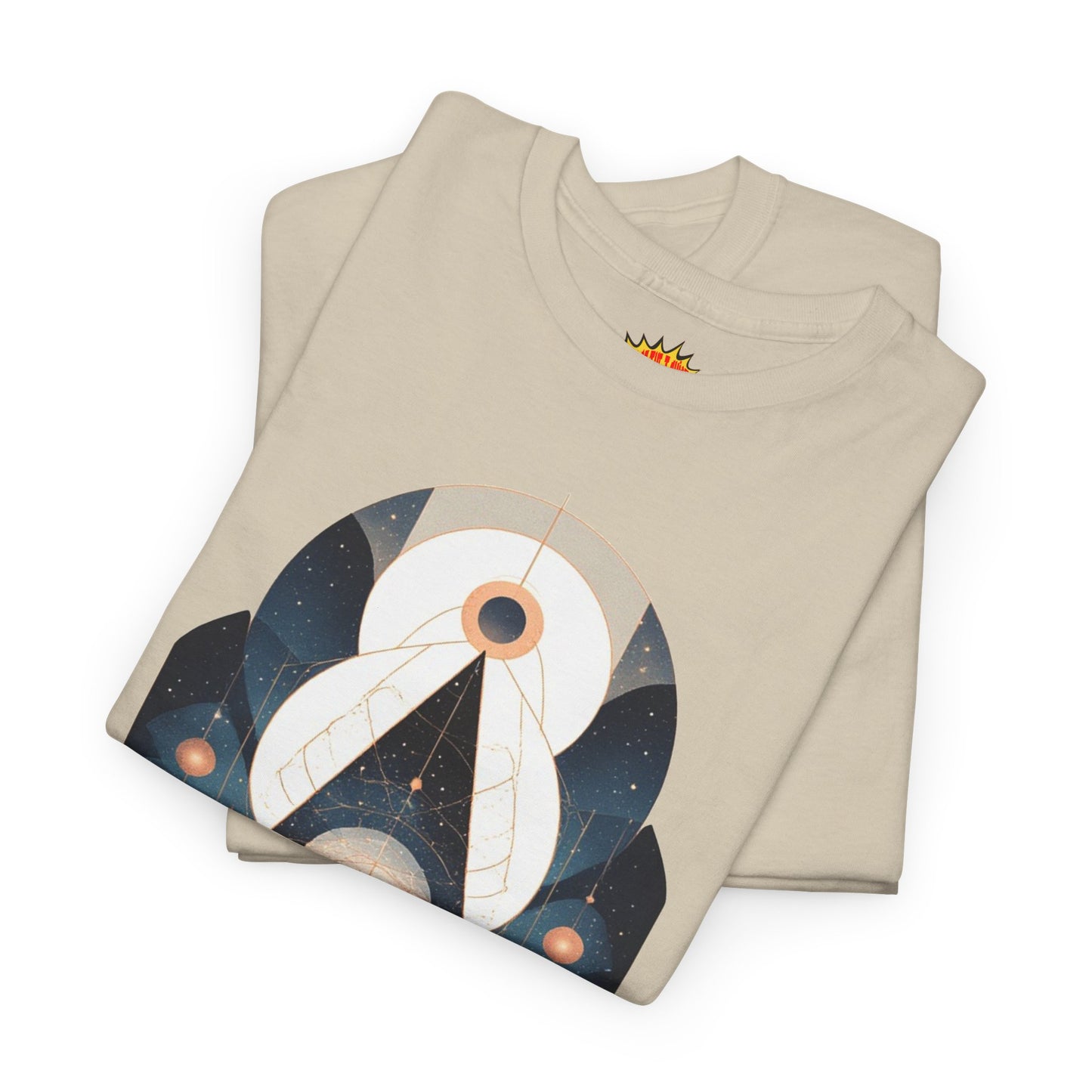 Geometric Space Art Pattern Graphic Tee Shirt *Multiple Colors*