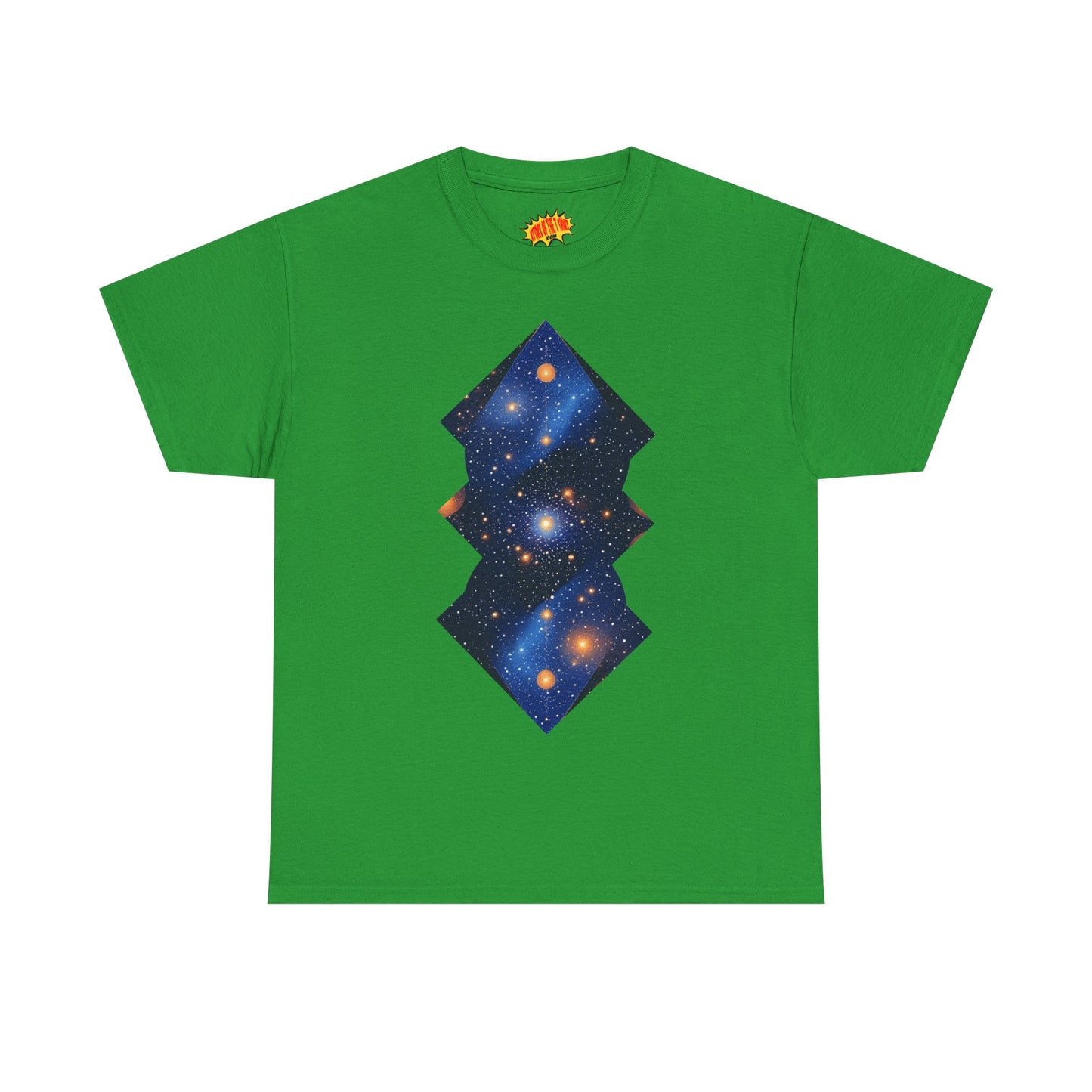 Geometric Shaped Galaxy Graphic Space Art Tee Shirt *Multiple Colors*