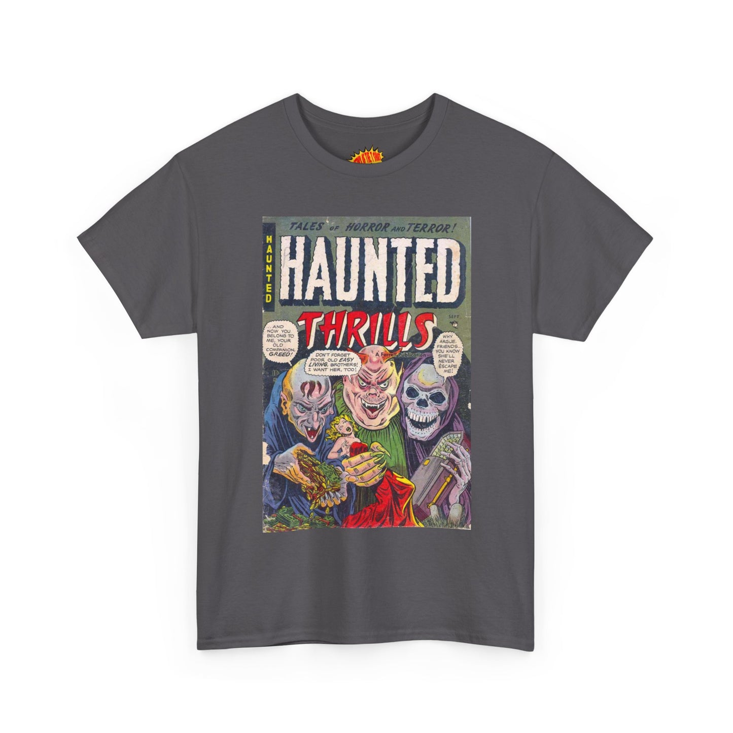 Haunted Thrills September Comic Tee Shirt *Multiple Colors*