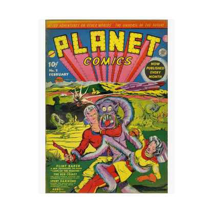 Planet Comics #2 Matte Vertical Posters