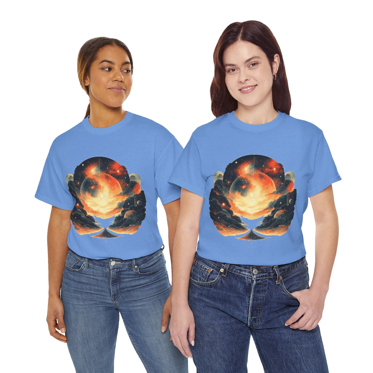 Moonscape w/Clouds Graphic Tee Shirt