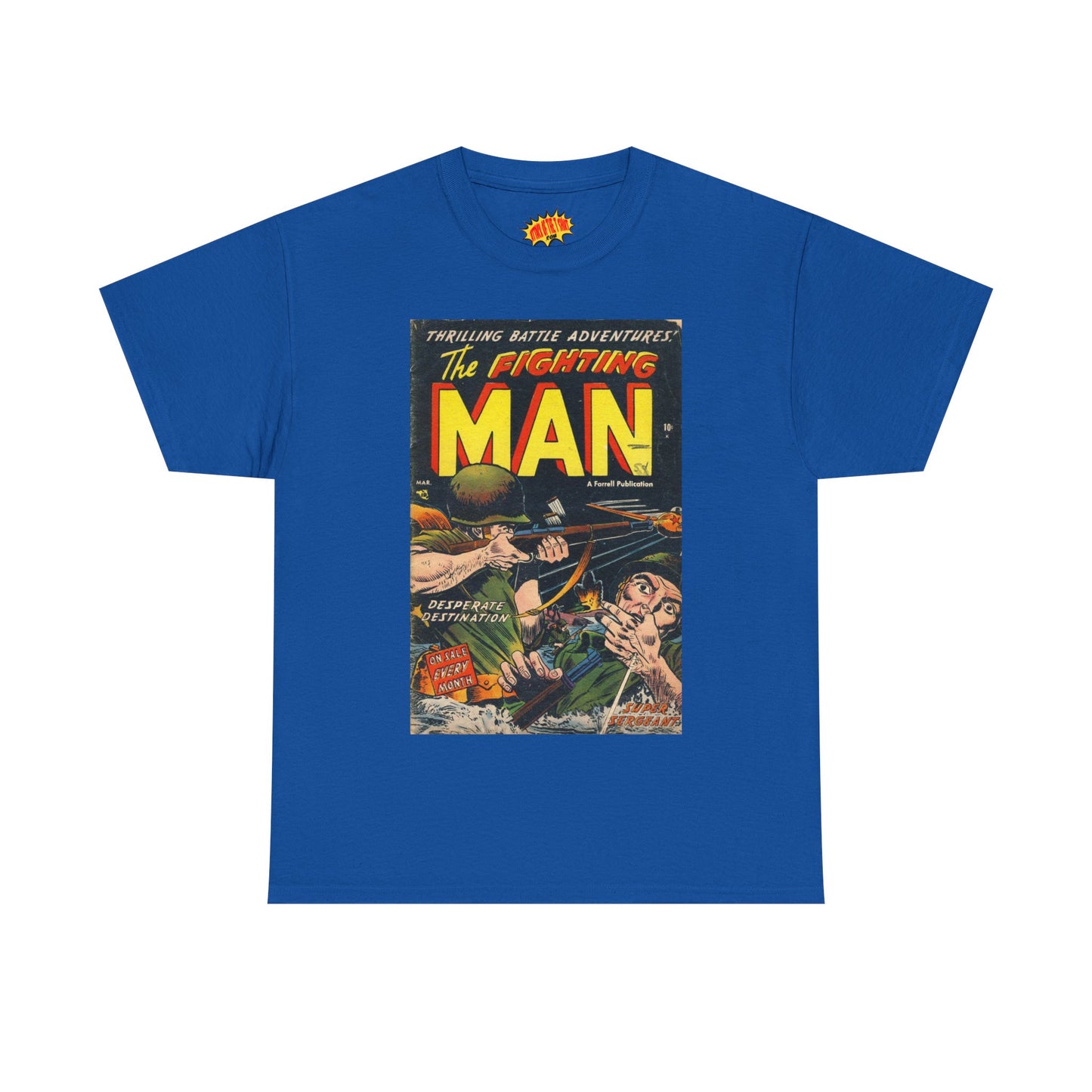 The Fighting Man March Comic Tee Shirt *Multiple Colors*
