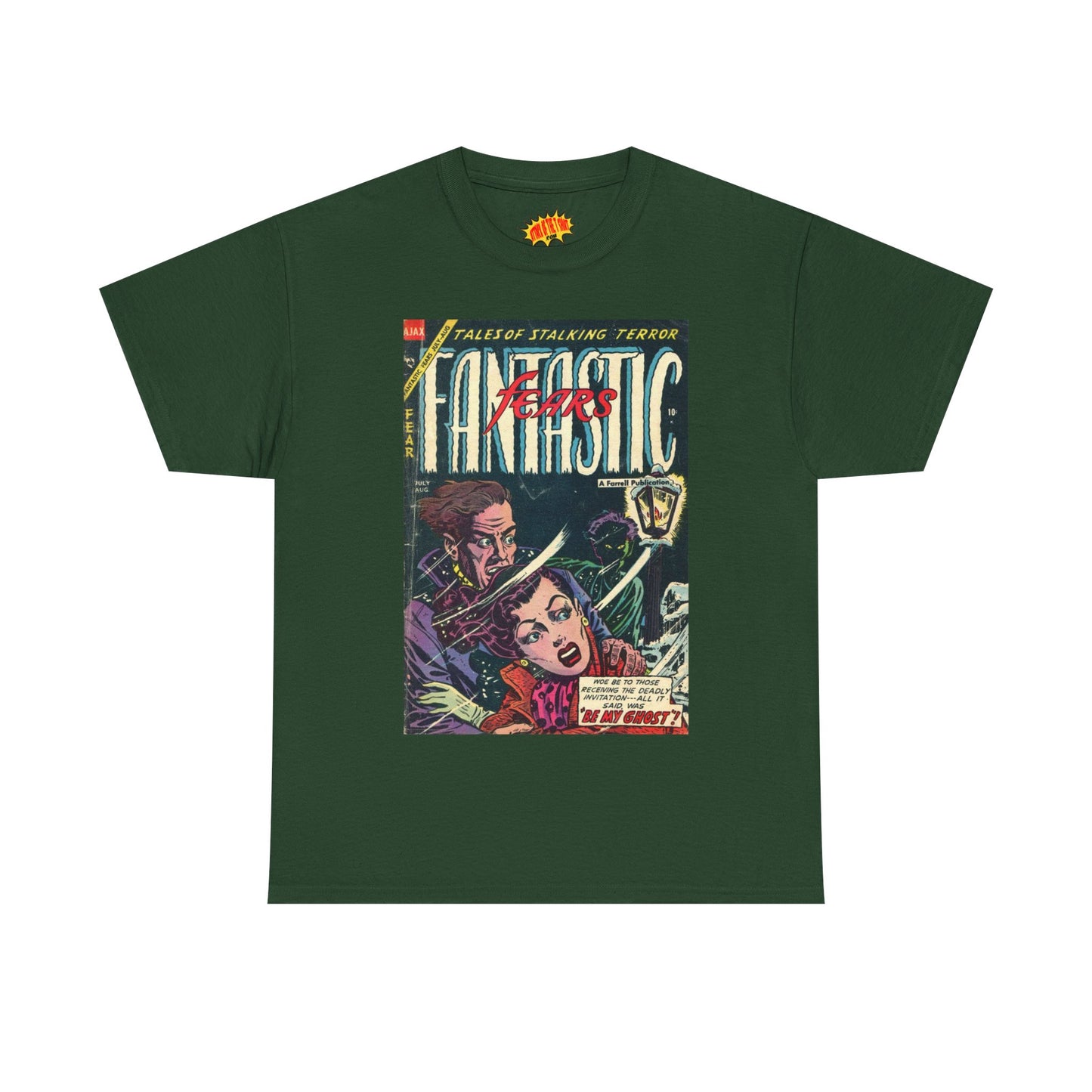 Fantastic Fears July - August Comic Tee Shirt *Multiple Colors*