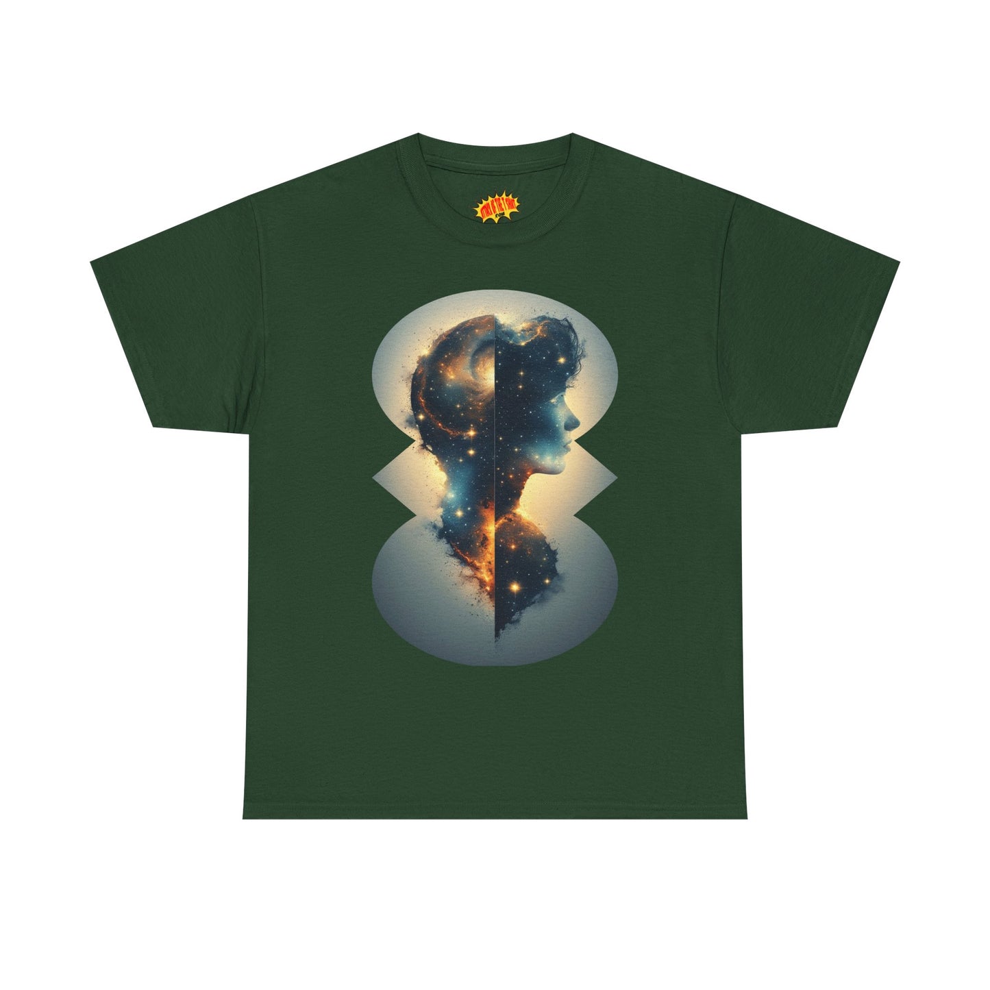 Cosmic Silhouette Galaxy Graphic Art Tee Shirt *Multiple Colors*