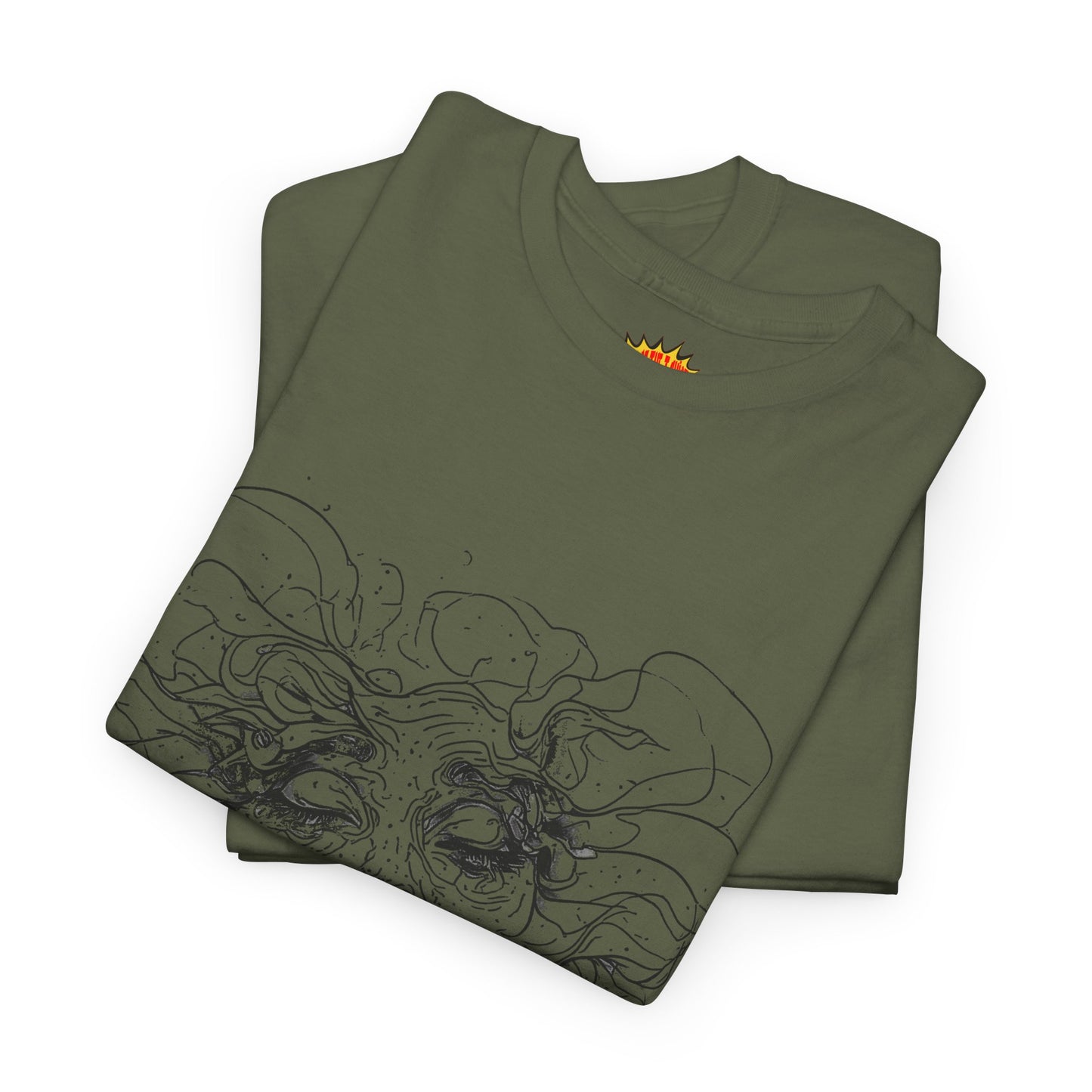 Abstract Face Line Drawing Graphic Art Tee Shirt *Multiple Colors*